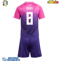 Germany Toni Kroos #8 Replica Away Minikit Euro 2024 Short Sleeve (+ pants)
